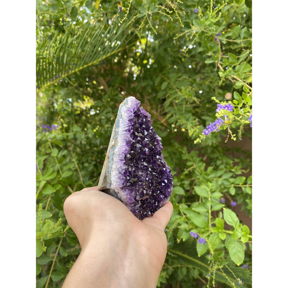 ETSY 8504 Raw Amethyst Base 1 lb 5 oz | Purple amethyst | Amethyst base | Great gift