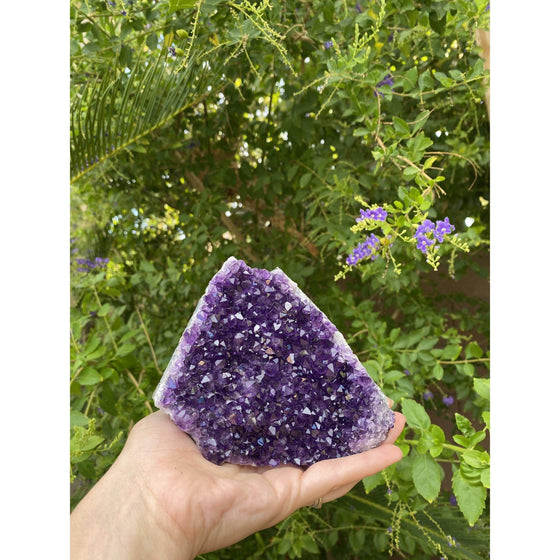 ETSY 8504 Raw Amethyst Base 1 lb 5 oz | Purple amethyst | Amethyst base | Great gift