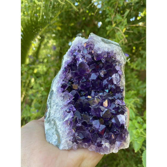 ETSY 8504 Raw Amethyst Base 2 lbs 7 oz | Purple amethyst | Amethyst base | Great gift