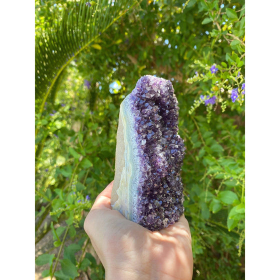 ETSY 8504 Raw Amethyst Base 2 lbs | Purple amethyst | Amethyst base | Great gift