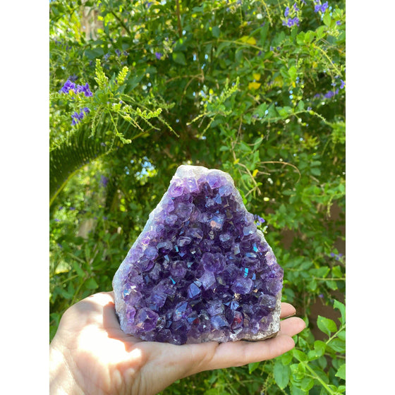 ETSY 8504 Raw Amethyst Base 2 lbs | Purple amethyst | Amethyst base | Great gift