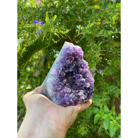 ETSY 8504 Raw Amethyst Base 2 lbs | Purple amethyst | Amethyst base | Great gift