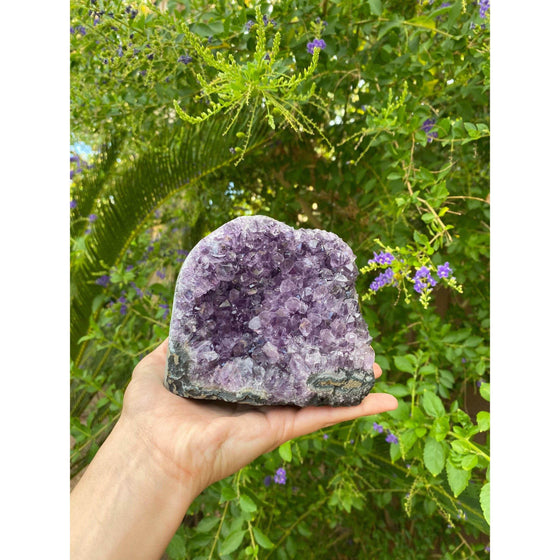 ETSY 8504 Raw Amethyst Base 3 lbs | Purple amethyst | Amethyst base | Great gift