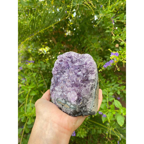 ETSY 8504 Raw Amethyst Base 3 lbs | Purple amethyst | Amethyst base | Great gift