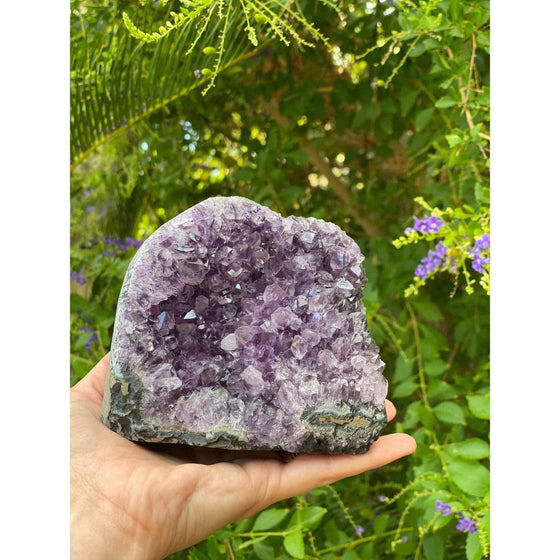 ETSY 8504 Raw Amethyst Base 3 lbs | Purple amethyst | Amethyst base | Great gift