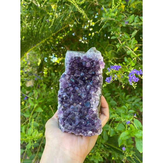 ETSY 8504 Raw (Large) Amethyst Base 1.75 to 2.1 lbs | Purple large amethyst | Amethyst base | Great gift