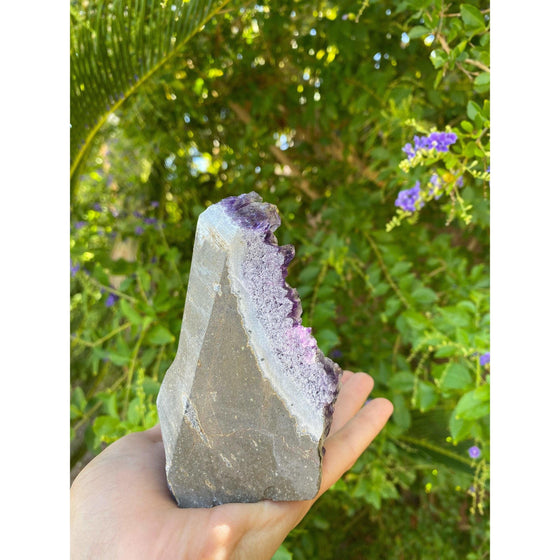 ETSY 8504 Raw (Large) Amethyst Base 1.75 to 2.1 lbs | Purple large amethyst | Amethyst base | Great gift