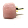 ETSY 8504 Rose Quartz Square Knob | Pink Quartz Knob | Cabinet Knob | Great Gift