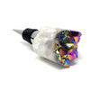 ETSY 8504 Titanium Quartz Cluster Wine Bottle Stopper/Cork