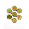 ETSY 8504 Unakite Hexagon Crystal Phone Stand (Natural Gemstone)