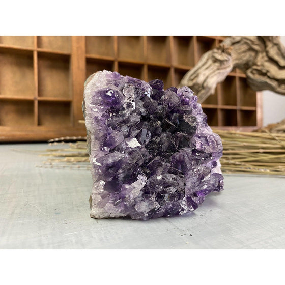 i_did Raw Amethyst Base 1 lb 6 oz | Purple amethyst | Amethyst base | Great gift