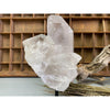 i_did Raw (Cluster) Clear Quartz on a metal stand 1 lb 11 oz | Quartz Cluster in a stand | Clear Quartz | Great gift