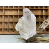 i_did Raw (Cluster) Clear Quartz on a metal stand 1 lb 11 oz | Quartz Cluster in a stand | Clear Quartz | Great gift