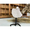 i_did Raw (Cluster) Clear Quartz on a metal stand 11 oz | Quartz Cluster in a stand | Clear Quartz | Great gift