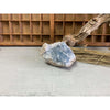 i_did Raw Polished Amethyst Base 2 lb 1 oz | Blue Calcite amethyst | Amethyst base | Great gift