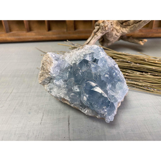 i_did Raw Polished Amethyst Base 2 lb 1 oz | Blue Calcite amethyst | Amethyst base | Great gift