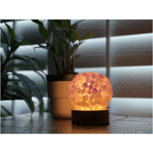  Melan Threads Amethyst Stone Crystal Lamp Decor