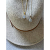 Melan Threads Druzy Necklace