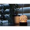 Melan Threads Fluorite Tumbled Stone Crystal Lamp Decor