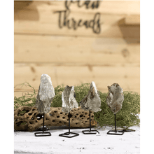  Melan Threads Gold Muscovite Mica on a Pin Stand | Natural Crystal on Metal Stand