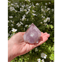  Melan Threads Home Amethyst Crystal Point | Top Polished | Power Point