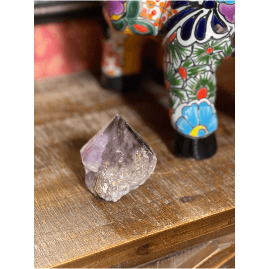 Melan Threads Home Amethyst Crystal Point | Top Polished | Power Point