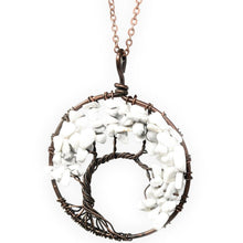  Melan Threads Jewlery Tree of life necklace (Howlite)