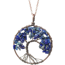  Melan Threads Jewlery Tree of life necklace (Lapis Lazuli)