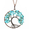 Melan Threads Jewlery Tree of life necklace (turquoise)