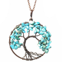  Melan Threads Jewlery Tree of life necklace (turquoise)