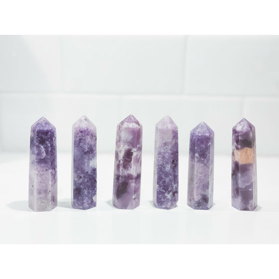 Melan Threads Lepidolite Towers