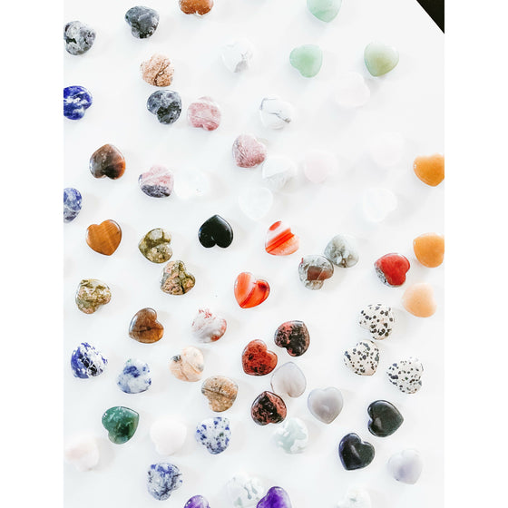 Melan Threads Mini Heart stones