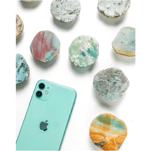  Melan Threads Phone Accessory Buy Amazonite Crystal Phone Stand - Natural Gemstone | Unique and Stylish