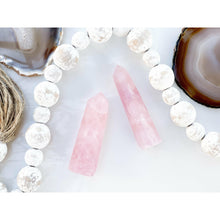  Melan Threads Rose Quartz Point