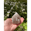 Melan Threads Smoky Quartz Point | Top Polished | Power Point