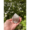 Melan Threads Smoky Quartz Point | Top Polished | Power Point