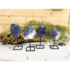 Melan Threads Sodalite on a Pin Stand | Natural Gemstone on Metal Stand