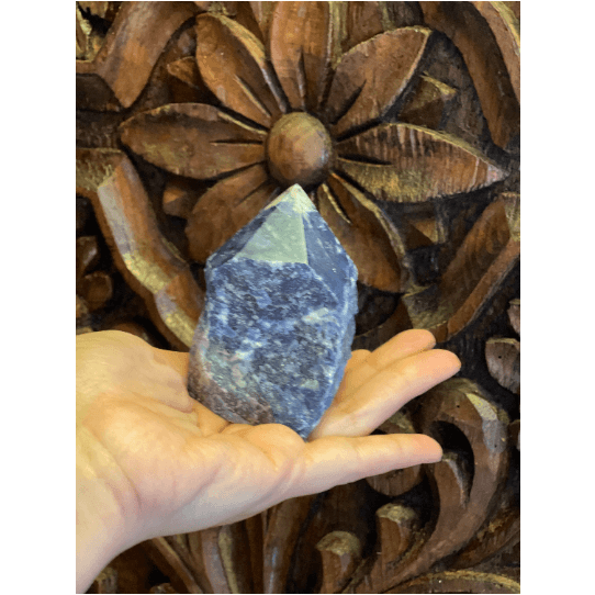 Melan Threads Sodalite Point | Top Polished | Power Point