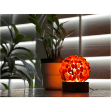  Melan Threads Tumbled Red Agate Crystal Lamp Decor