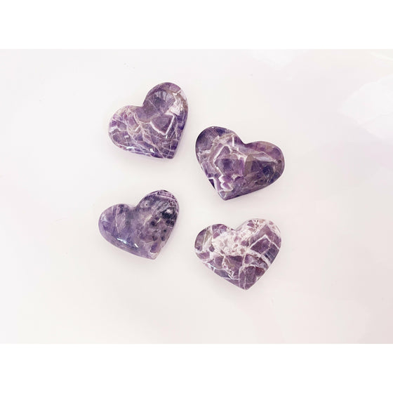 Unearthed Vibes bowls Heart Introducing Our Chevron Amethyst Hearts