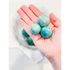 Unearthed Vibes Sphere Buy Amazonite Mini Sphere - Natural Gemstone | Healing and Decorative