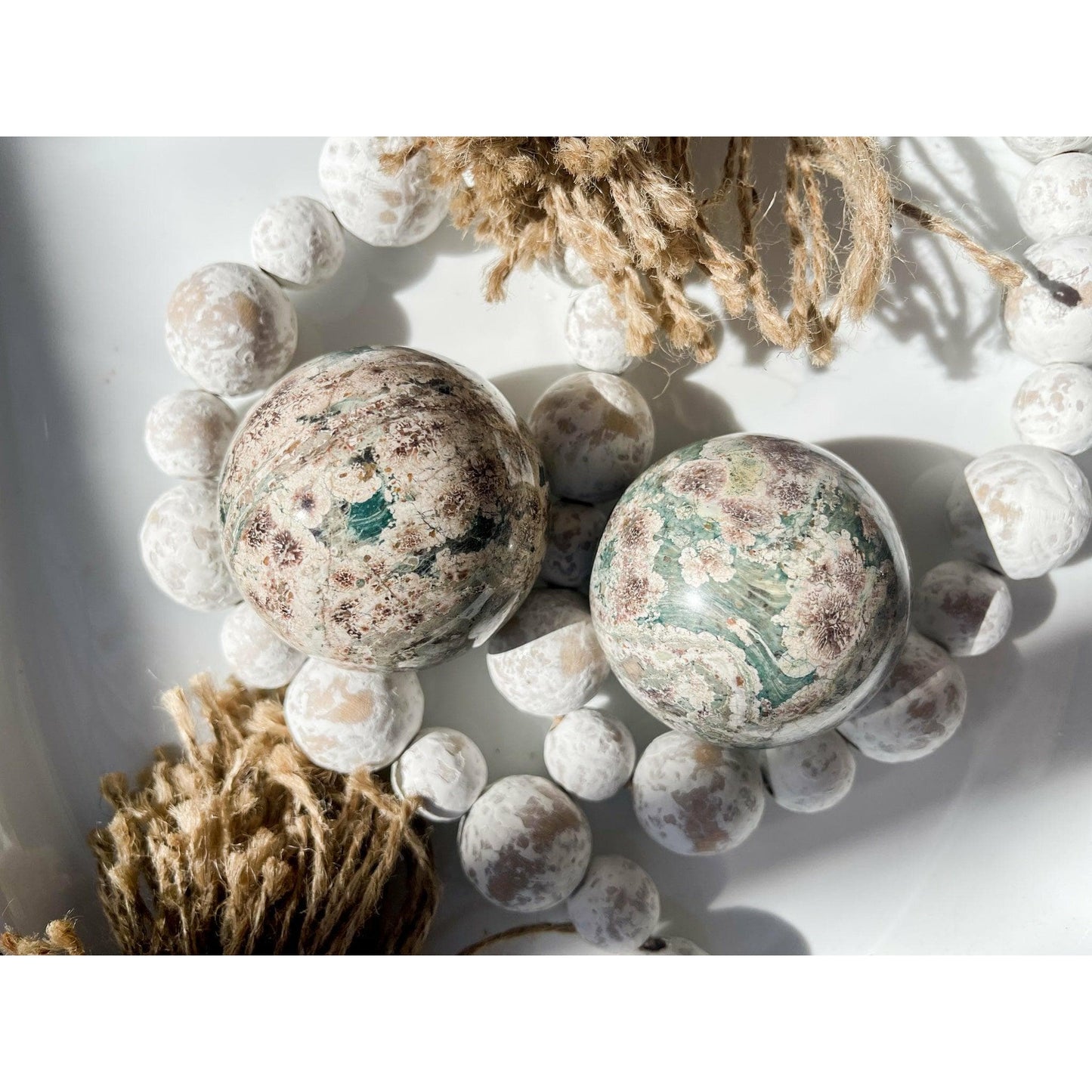 Unearthed Vibes Sphere Flower Agate Sphere