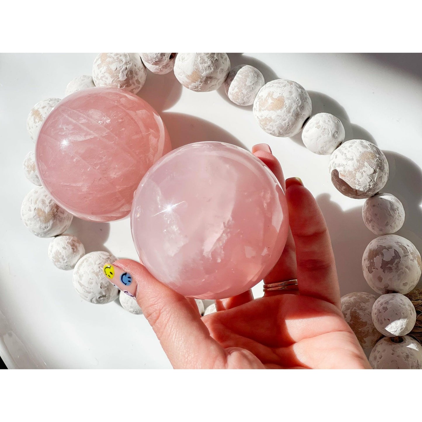 Unearthed Vibes Sphere Rose Quartz Sphere