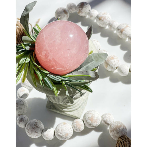 Unearthed Vibes Sphere Rose Quartz Sphere