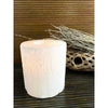 White Selenite Crystal Flat Candle Holder | Home Decor | Great Gift.